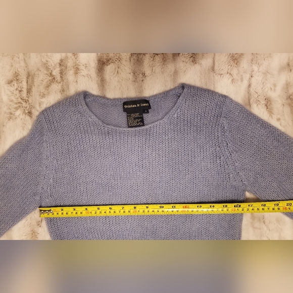 Tristan & Iseut Blue Sweater and Shrug Set Size S - Picture 6 of 8